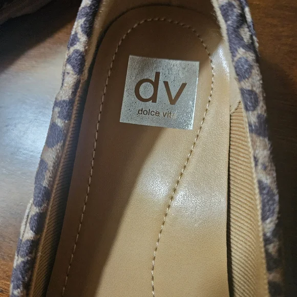 Dolce Vita Animal Print Loafers with Bow - Picture 5 of 8